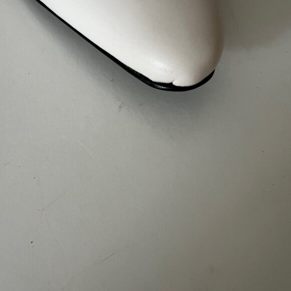 Zara Sculptural Kitten Heel Ecru (off) White Mules Slides, Size 37 EU (6.5-7 US) - Picture 15 of 15